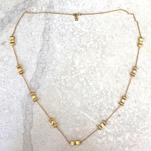 Gold Bow Necklace